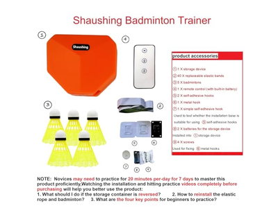 Rebound Badminton Trainer