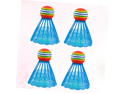 4pcs Outdoor Shuttlecocks Glow